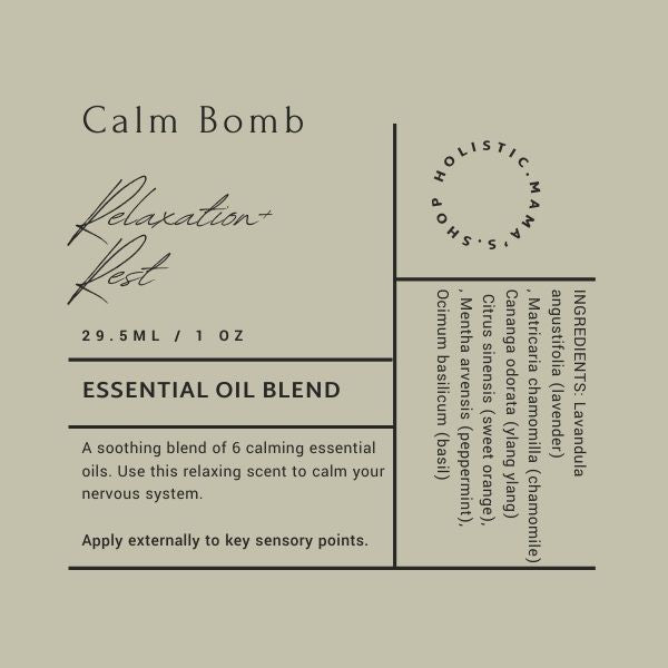 Calm Bomb Essential Oil Blend 1 oz